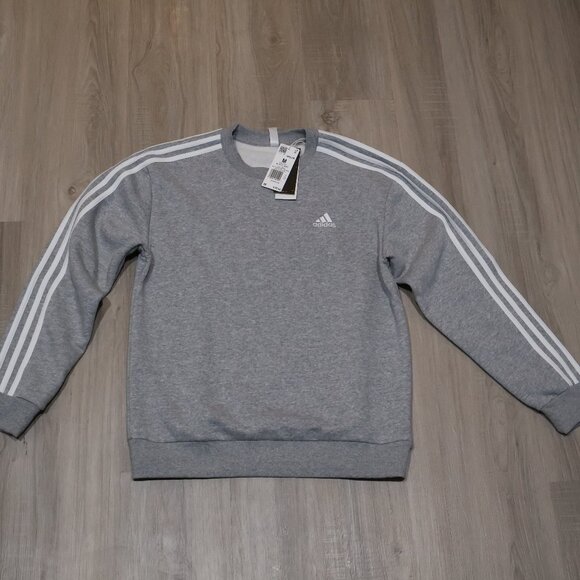 NWT Adidas Women’s Multi-Sport Sweatshirt Medium Grey Heather Size M - Picture 2 of 3